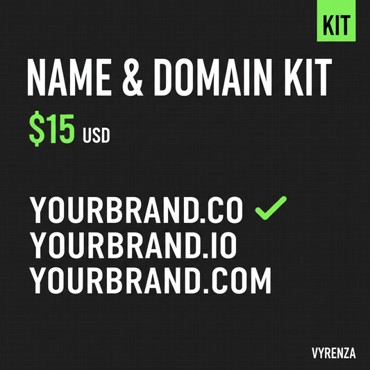Business Name & Domain Finder Kit