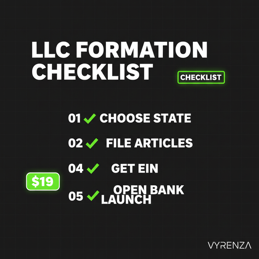 LLC Formation Checklist
